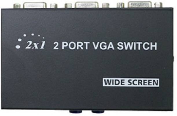 techut  TV-out Cable 2 PC to 1 monitor 2 port VGA Manual Sharing Switch