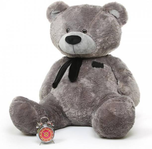 Bhagwati Soft Toy Teddy Bear 5 Feet valentines gift for girls Loveable and Huggable Grey  - 152.4 cm