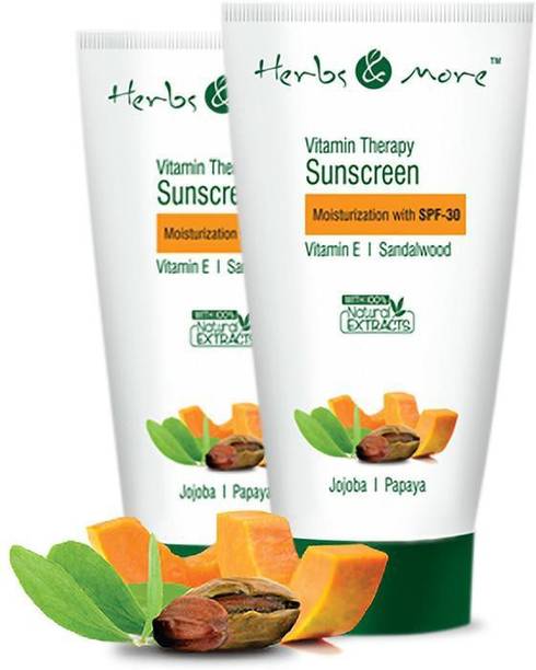 HERBS & MORE Sunscreen - SPF 30+ PA++ HERBAL SUN SCREEN