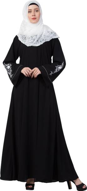KHATOON Crepe Burqa With Hijab