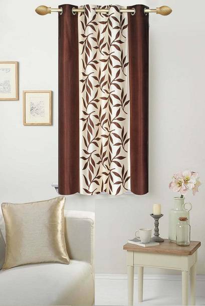 Flipkart SmartBuy 152 cm (5 ft) Polyester Room Darkening Window Curtain Single Curtain
