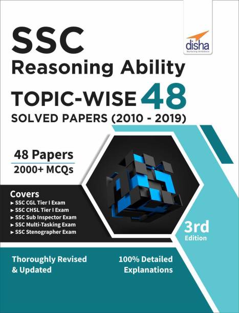 SSC Reasoning Topic-wise 48 Solved Papers (2010-2019) 3rd Edition