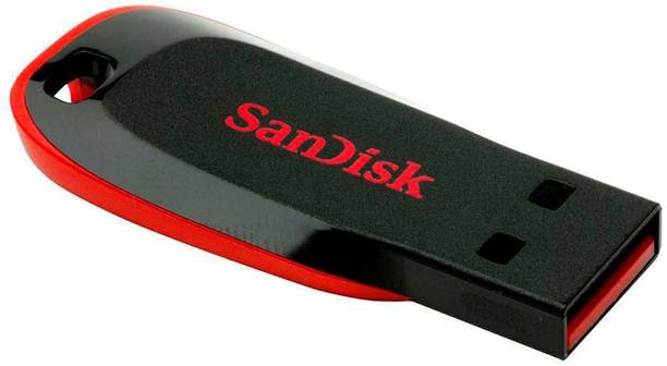 SanDisk Cruzer Blade Usb Flash Drive 16 GB Pen Drive Compatible with Laptop USB 2.0 Plastic Case