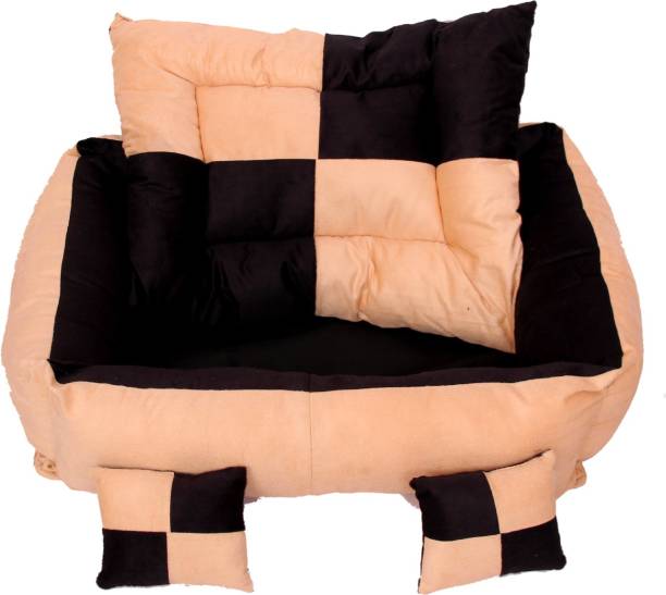 RK PRODUCTS 7 cream with black M Pet Bed