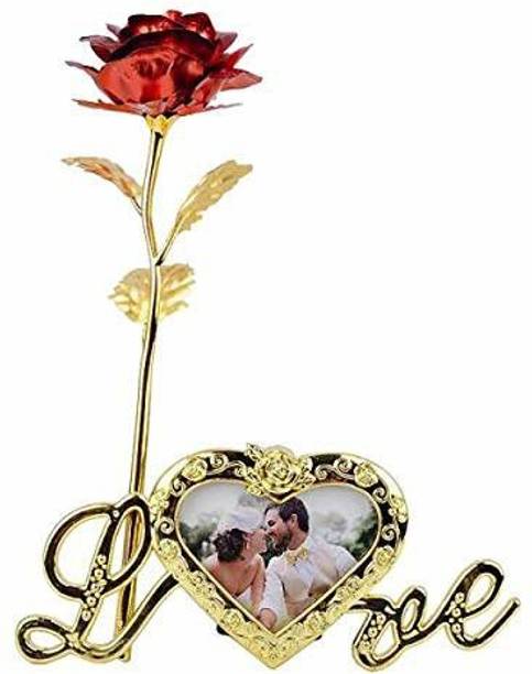 AROHI ENTERPRISES Artificial Flower, Photoframe Gift Set