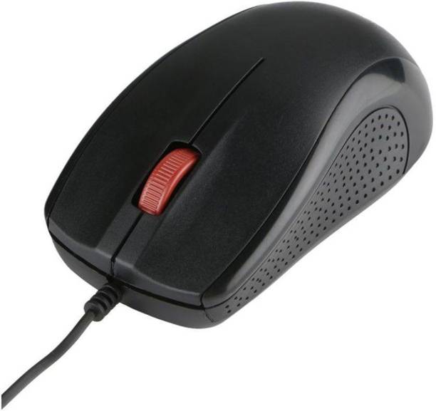 Live Tech MS-19 USB Wired Black Color Optical Mouse Wired Ambidextrous Optical Mouse