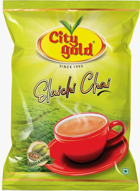 CITYGOLD Elaichi Chai (200 Gm Pack of 5) Cardamom Tea Pouch