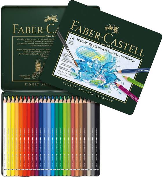 FABER-CASTELL Watercolour Pencils Hexagonal Shaped Color Pencils