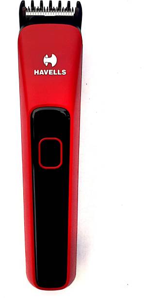 HAVELLS BT5111C Cordless Beard Trimmer with Comb (Black & Red) Trimmer 45 min  Runtime 4 Length Settings