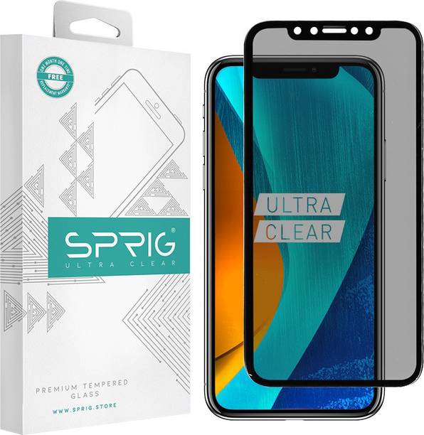 Sprig Edge To Edge Tempered Glass for Apple iPhone 11, iPhone 11, (Anti Spy)