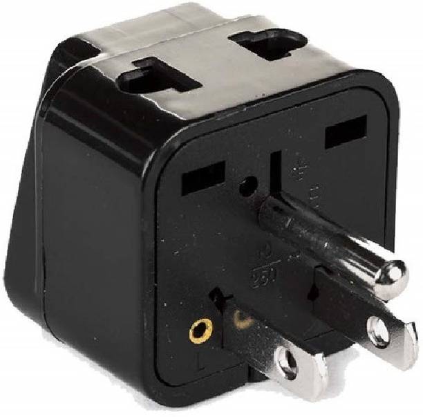OREI India to USA, Japan, Philippines Type B Travel Adapter Plug - 2 in 1 Worldwide Adaptor
