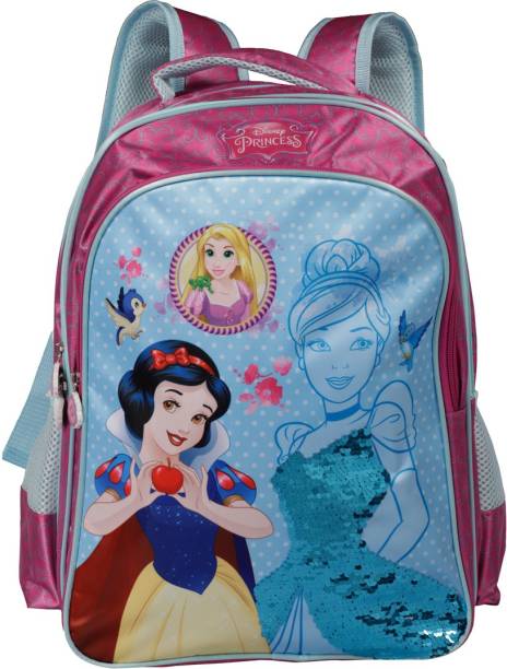 Disney Princess School Backpack Floral 12" Medium Bag Pink girls Book Bag