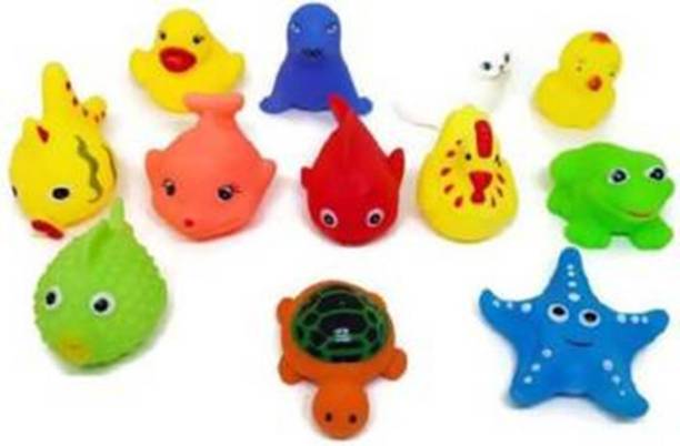 Haulsale Toddler Baby Bath Toys Chu Chu Sound Bathing Squeeze Toys for Kids-2 Bath Toy