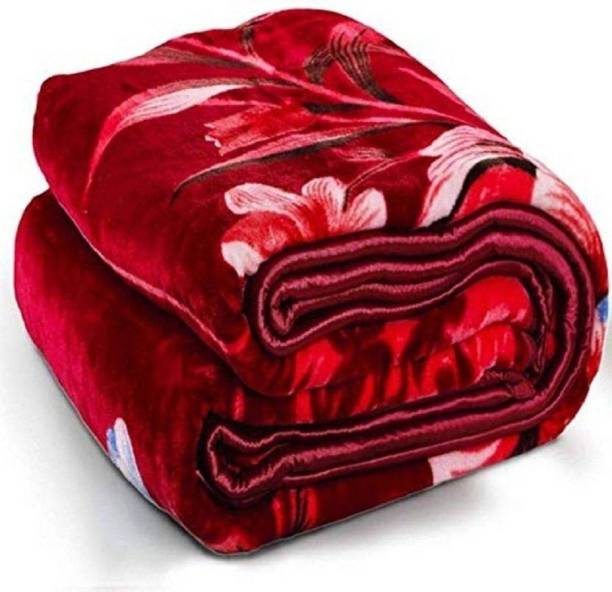 Changers Floral Double Mink Blanket for  Heavy Winter