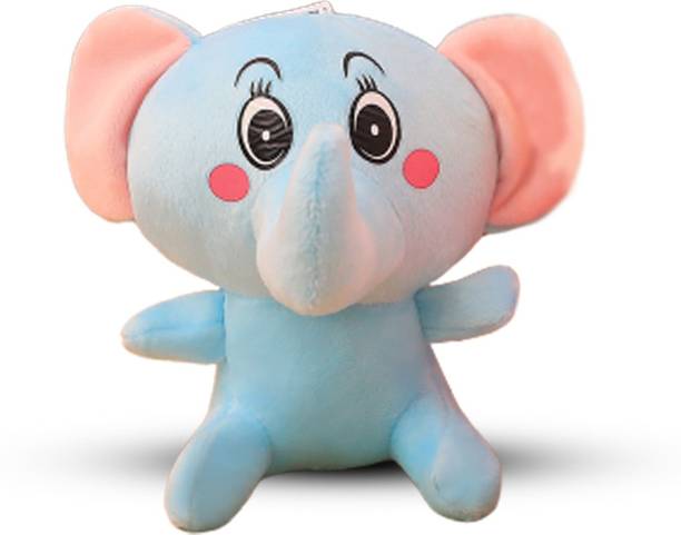 KEKEMI ST40 High Quality Non-Toxic Hugable cute Elephant stuff Animal Teddy Bear Soft Toys for Kids / Gift  - 7 inch