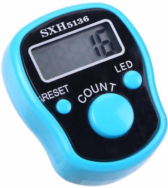 Sadvidhya FingerRing 5 Digit Electronic Digital Hand Tally Counter with Luminous LED Light Digital Tally Counter