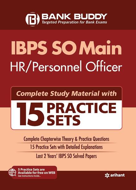 15 Practice Sets Ibps So Main HR Personnel Officer 2019