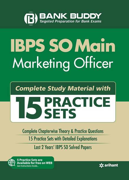 15 Practice Sets Ibps So Main Marketing Officer 2019