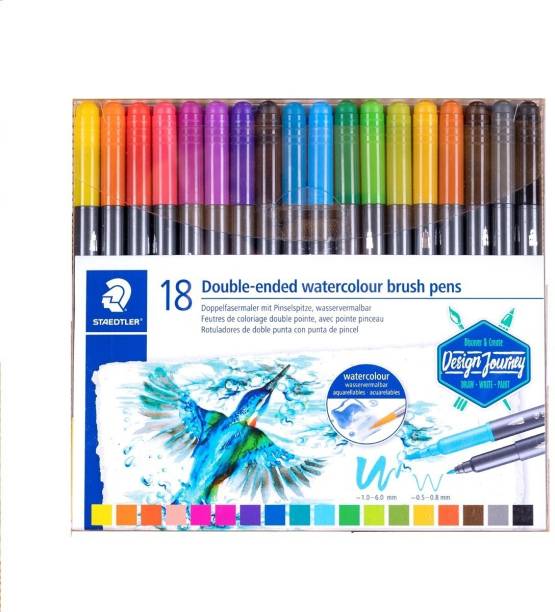 STAEDTLER Double side watercolor brush pen 3001 TB18