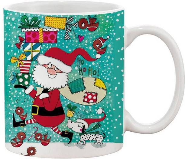 Flipkart SmartBuy Santa Christmas Gifts Ceramic Coffee Mug