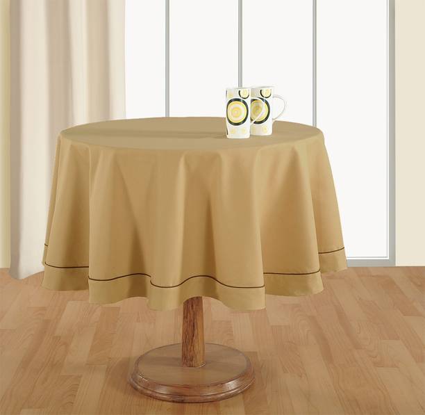 SWAYAM Cotton 6 Seater Solid Table Cover