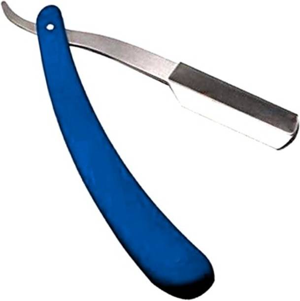 Vcare Plastic Handle Straight Edge Shaving Razor Multicolor, Men & Women