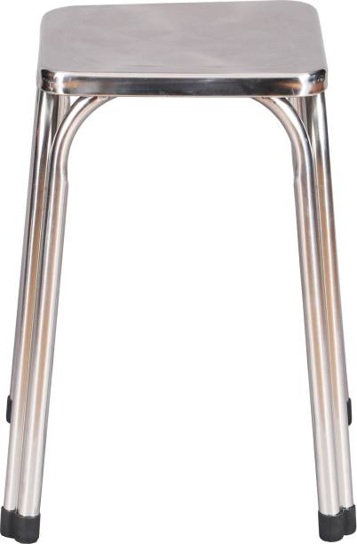 Deal Dhamaal Stainless Steel Stool for Home/Doctor Stool/Medical Stool/Salon Stool/Warehouse Stool/Garage Stool/Stool for Kitchen/Stool for Bathroom/Multipurpose Stool (Silver) Hospital/Clinic Stool