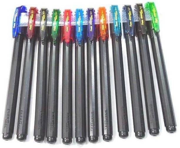 PENTEL Energel BL417 - 12 Multi ink color Roller Ball Pen