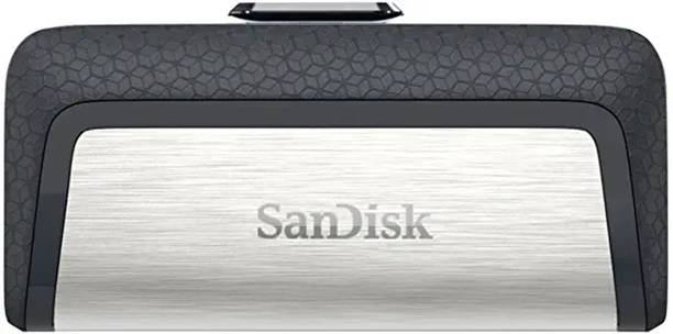 SanDisk Dual Drive TYpe C 32 GB OTG Drive Compatible with Laptop, Desktop Computer, Mobile, Netbook USB 3.1 Metal, Plastic Case