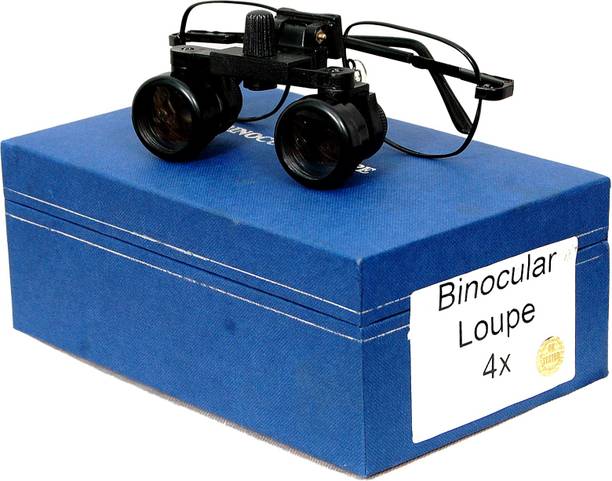 ECP Surgical Dental Medical Optical Binocular Loupe 4X In Metal Frame Binoculars
