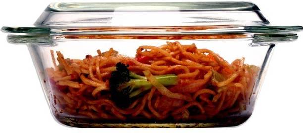 फेस्टडेको Borosilicate Glass Microwave Safe Multipurpose Casserole, 1000 ml सर्व कैसरोल