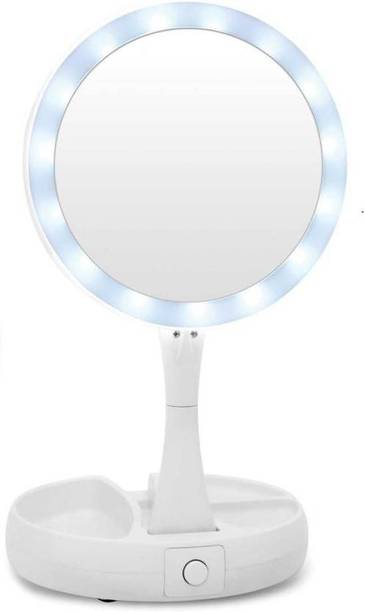 Oxfo Portable Make up Mirror Foldaway Led Light Control Make up Lighted Mirror