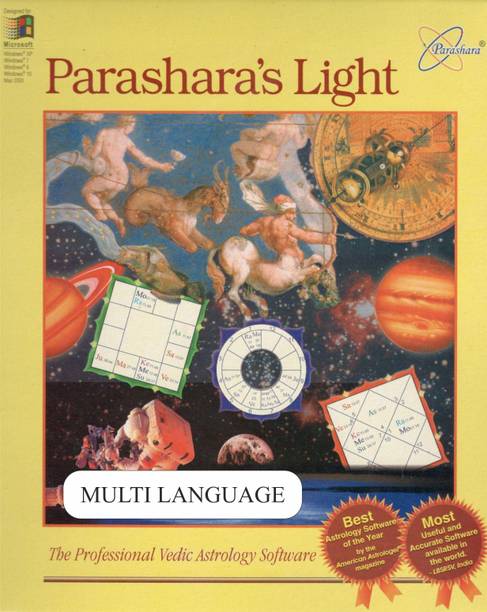 Parashara Light Multi Language (8 Language Ver) Commercial Edition Astrology Software for Win.