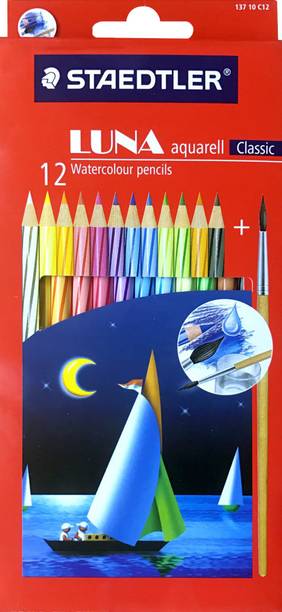 STAEDTLER Luna Classic Watercolor Round Shaped Color Pencils