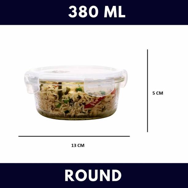 Femora Glass Fridge Container  - 380 ml