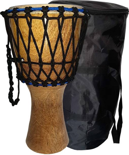 RAM musical Natural polish 8'' inch Djembe with cover JA-LL 51 Djembe