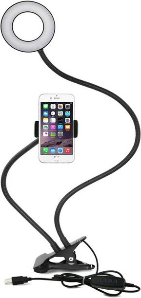 MECKWELL LED Selfie Ring Light with Cell Phone Holder Ring Flash