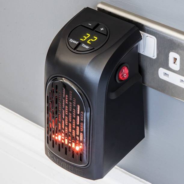 gs GREATERSCAP Wall-Outlet Fan Room Heater Plastic and Metal Wall-Outlet Fan Room Heater