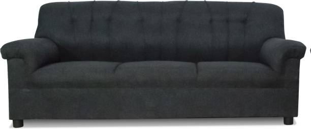 limraz furniture FABRIC JUTE Fabric 3 Seater  Sofa