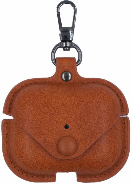 KHR Back Cover for Apple AirPods Pro 2019 PU Leather Case Bluetooth Earphone Charging Protective