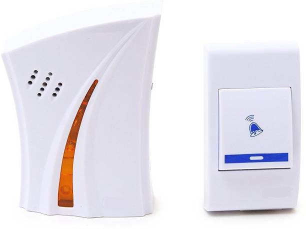 Citra Wireless Remote Control Plastic Door Calling Bell (White) Wireless Door Chime