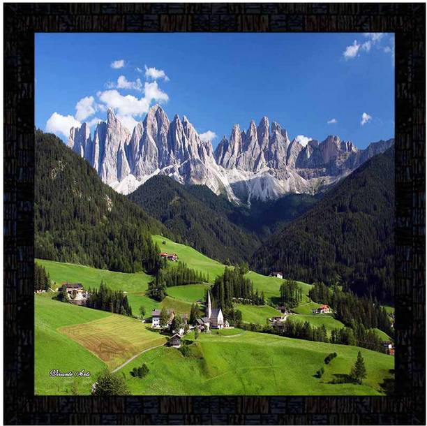 Poster N Frames Poster And Frame Natural Scenery Poster | Home Decoration | Best Gifting Option Digital Reprint 14 inch x 14 inch Painting