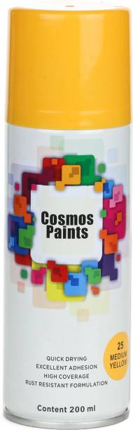 Cosmos Paints Medium Yellow Spray Paint 200 ml