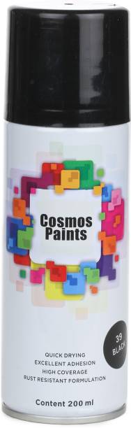 Cosmos Paints Gloss Black Spray Paint 200 ml