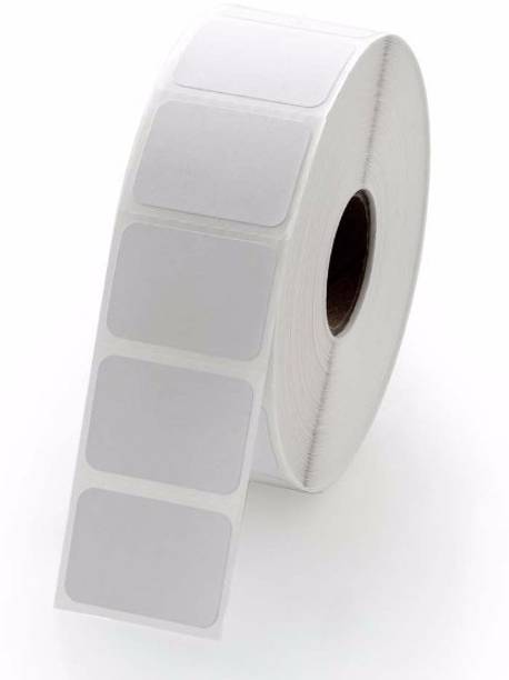 youlogic 38MMX25MM Barcode Label 1''up Self-adhesive Paper Label (White) 1ROLL 2000 LABELS Pack of 1 Roll cromo Paper Label