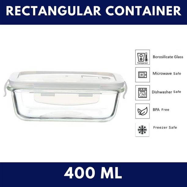 Femora Glass Fridge Container  - 400 ml