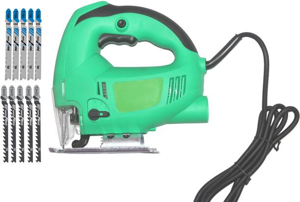 ISC Powerful Jigsaw Machine with Variable Speed & Blades for Metal, Aluminium & Wood Cutting Combo SN Power Wood Cutter