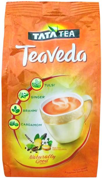 Tata Teaveda Ginger, Cardamom, Tulsi, Brahmi Masala Tea Pouch