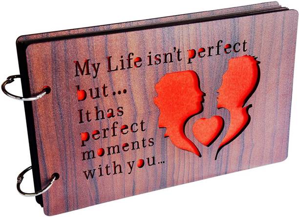 Heritagecrafts My life Isn't Perfect Without You Scrapbook Photo Album