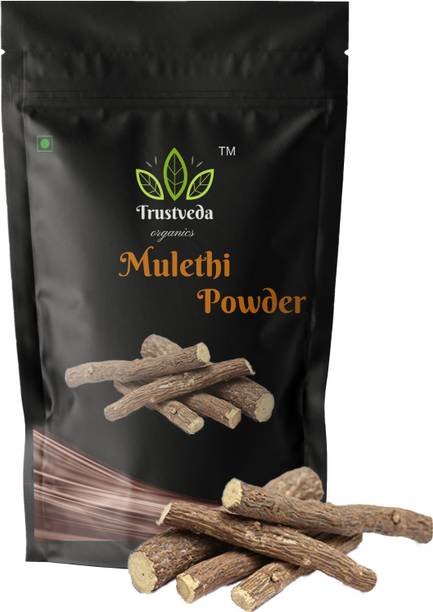 Trustveda organics Pure Mulethi / Yashtimadhu ( Licorice / Liquorice ) Powder For Face 100g